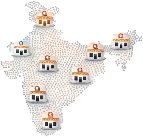 Nationwide franchise network across India